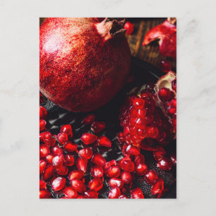 Ruby Pomegranat Postkarte