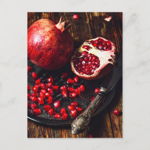 Ruby Pomegranat Postkarte