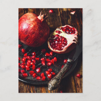 Ruby Pomegranat Postkarte