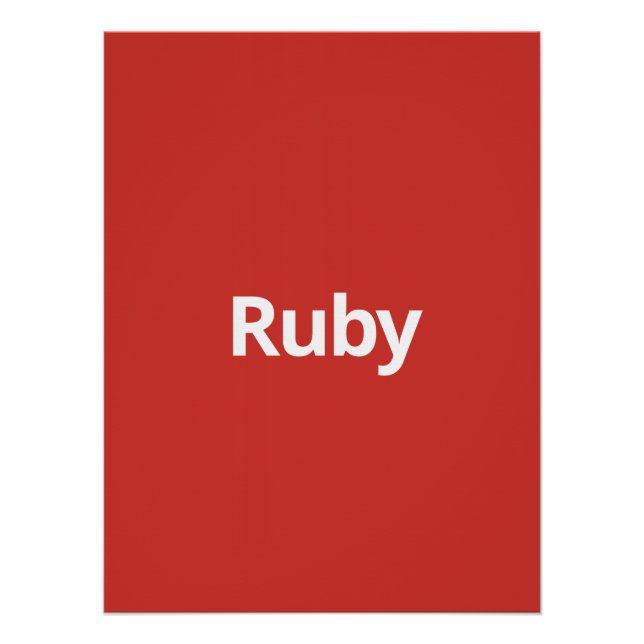 Ruby Poster (Vorderseite)