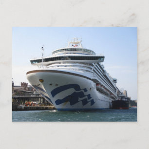 Ruby Princess Docked at Circular Quay Postcard Postkarte