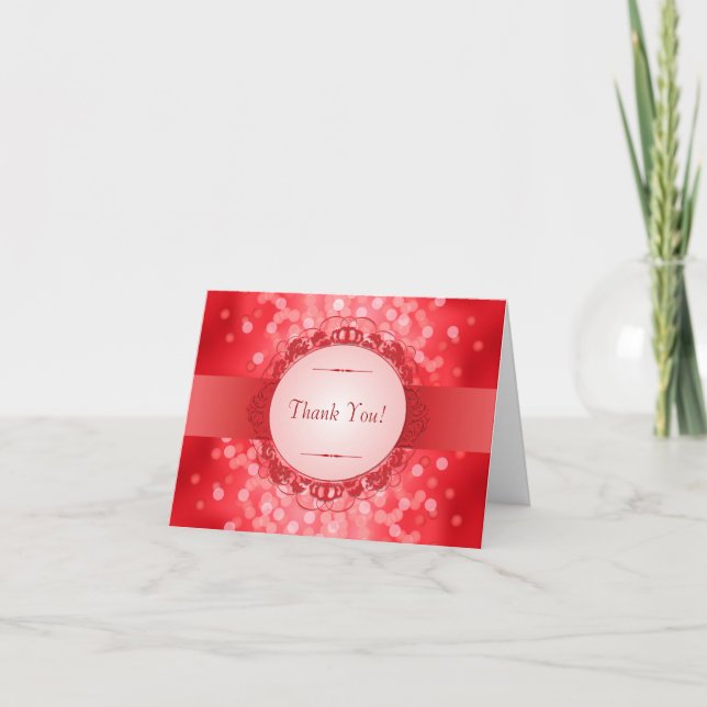 Ruby Red 40th Anniversary Danke (Vorderseite)