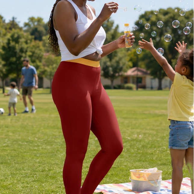 „RUBY RED“ – ACTIVEWEAR-LEGGINGS LEGGINGS (Our Leggings: RUBY RED.
)
