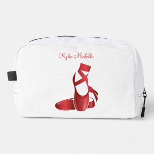 Ruby Red Ballet Slippers w Name Dance Waschbeutel