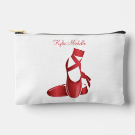 Ruby Red Ballet Slippers w Name Dance Zubehörtasche