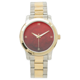 Ruby Red Design Armbanduhr