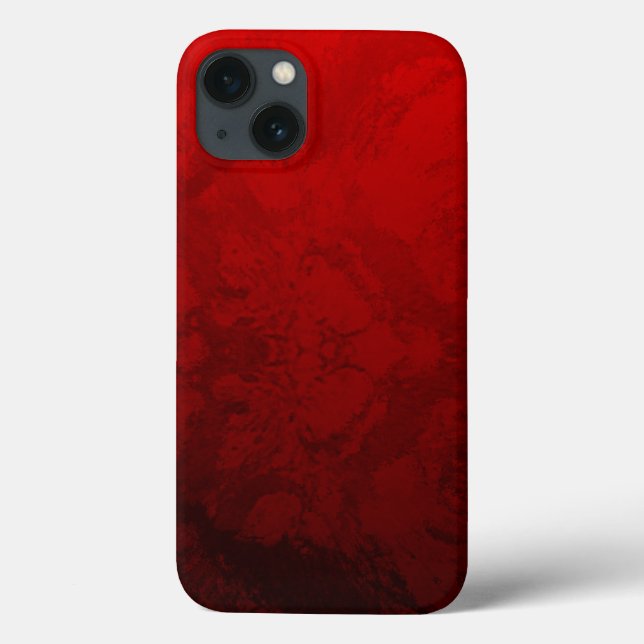 Ruby Red Design Case-Mate iPhone Hülle (Rückseite)