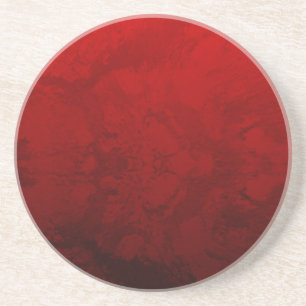 Ruby Red Design Sandstein Untersetzer