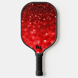 Ruby-red-Glitzer-Textur Pickleball Schläger