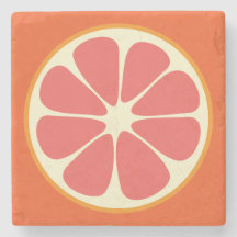 Ruby Red Grapefruit Juicy Sweet Citrus Fruit Slice