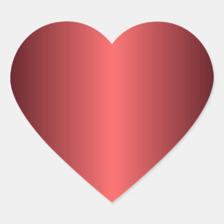 Ruby Red Heart Sticker
