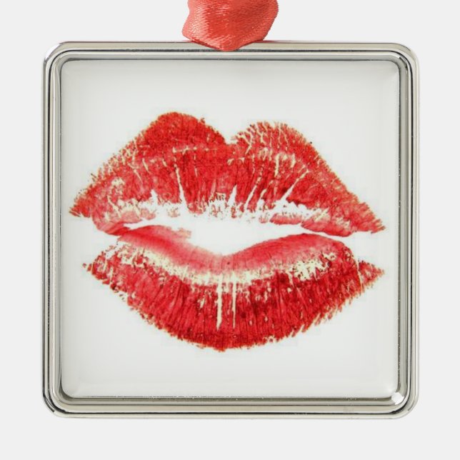 RUBY RED LIPS ORNAMENT (Vorne)