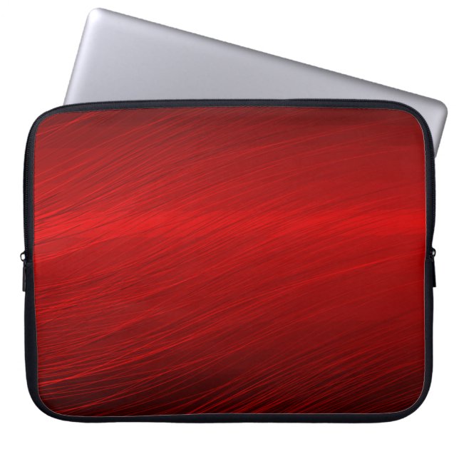 Ruby Red Paper business glänzend Laptopschutzhülle (Vorderseite)