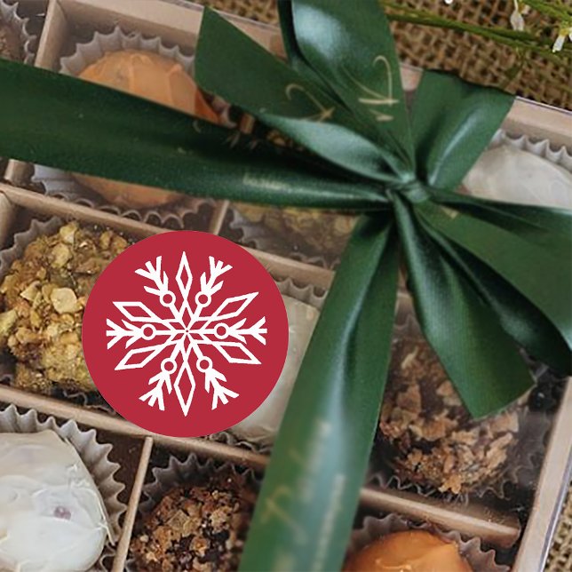 Ruby Red Runder Aufkleber (Von Creator hochgeladen)