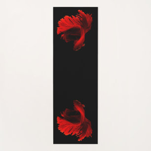 Ruby Red Siamese Fighting Fish Yogamatte