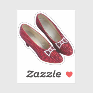 Ruby Red Slippers Schuhe Wicked Vinyl Sticker! Aufkleber