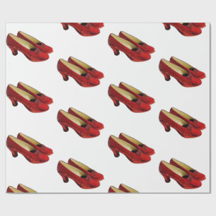 Ruby Red Slippers Schuhwrapping Paper für Oz-Fans Geschenkpapier