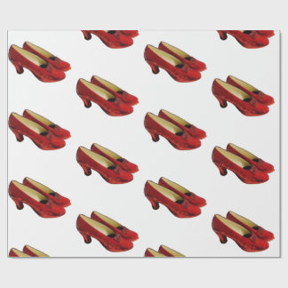 Ruby Red Slippers Schuhwrapping Paper für Oz-Fans Geschenkpapier