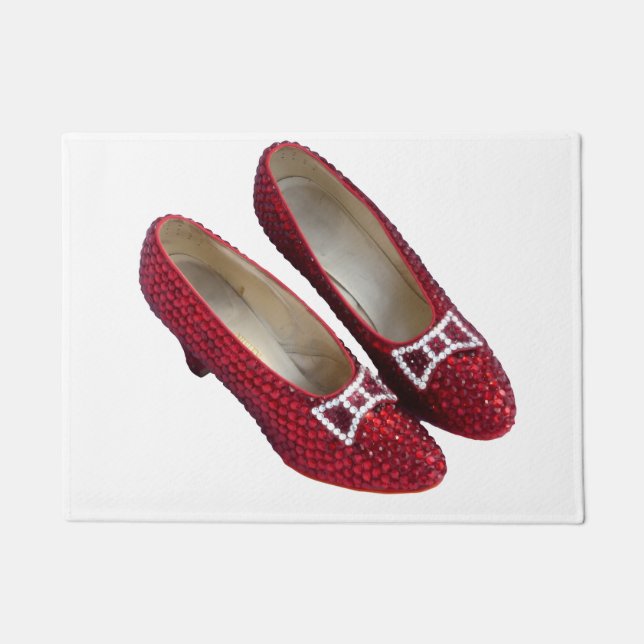 Ruby Red Slippers Shoes Wicked Doormat! Fußmatte (Vorderseite)