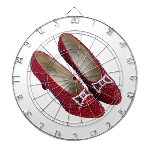 Ruby Red Slippers Shows Wicked Dart Board Dartscheibe (vorne)
