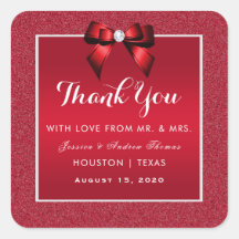 Ruby Red & Stylish Gem Wedding