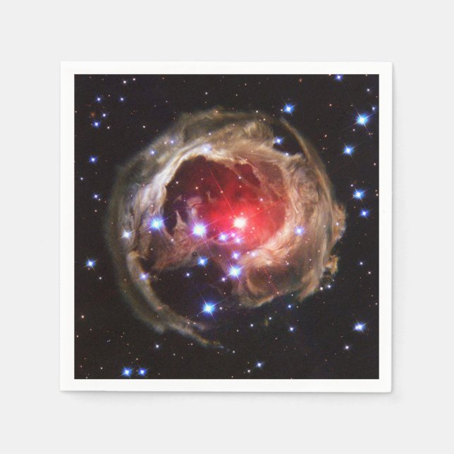 Ruby Red Supergiant Star Dust Serviette (Vorderseite)