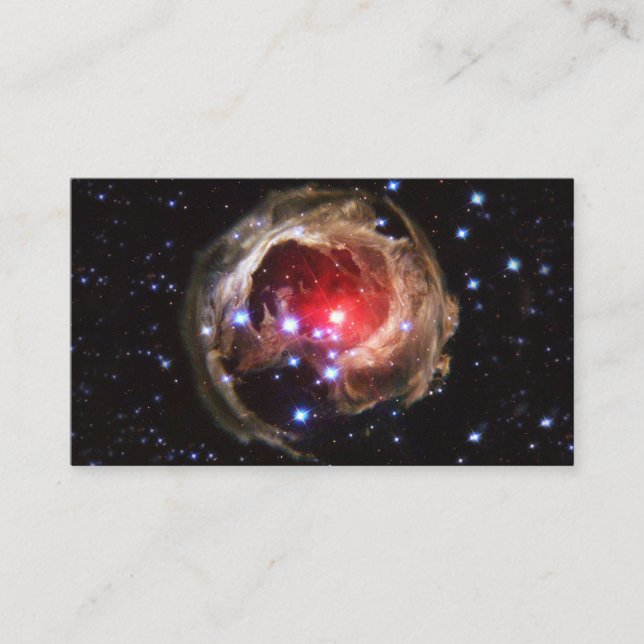 Ruby Red Supergiant Star Dust Visitenkarte (Vorderseite)