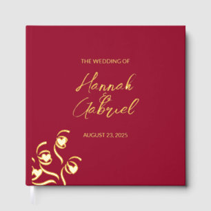 Ruby Red Wedding Gästebuch