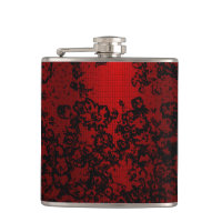 Ruby rot schwarz stilvoll floral vibranly elegant
