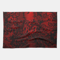 Ruby rot schwarz stilvoll floral vibranly elegant