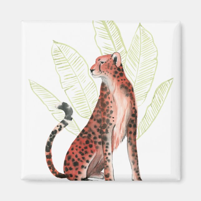 Ruby Runner Leopard Magnet (Vorne)