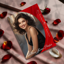 Ruby Shine Autografikkarte für Seitenanschlüsse Einladung