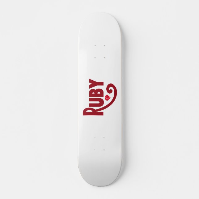 Ruby Skateboard (Vorne)