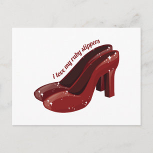 Ruby Slippers Postkarte
