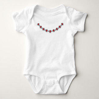 Ruby Socialite Necklace Baby Strampler