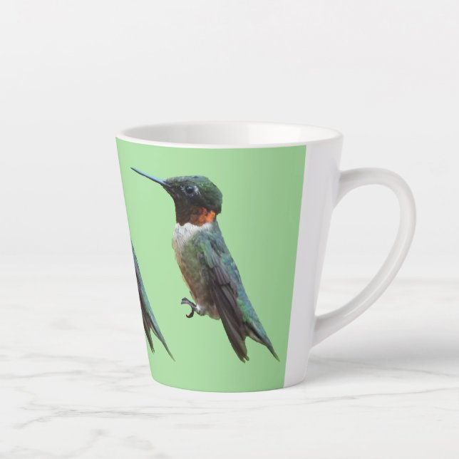Ruby-Throated Hummingbird Bird Fotografy Milchtasse (Rechts)