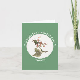 Ruby-throated Hummingbird, Birthday oder sonstiges Dankeskarte