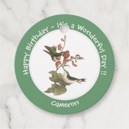 Ruby-throated Hummingbird, Birthday oder sonstiges Geschenkanhänger