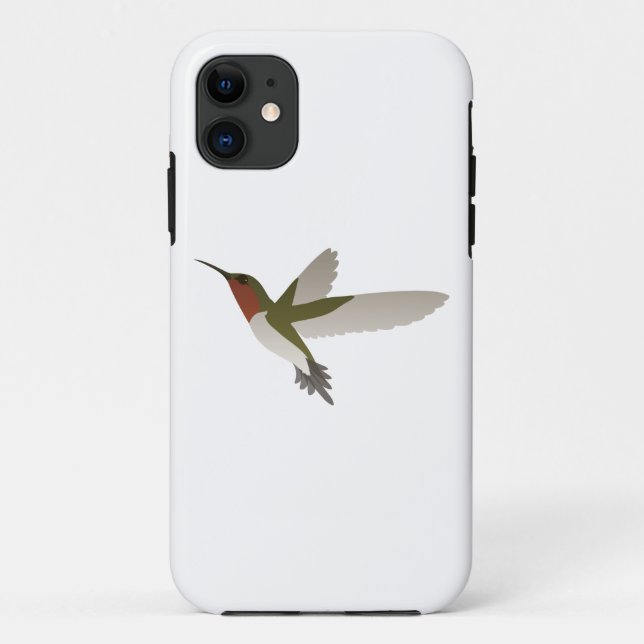 Ruby Throated Hummingbird Case-Mate iPhone Hülle (Rückseite)