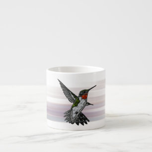 Ruby Throated Hummingbird Espressotasse