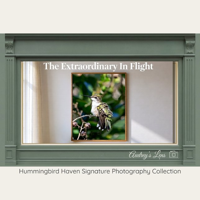 Ruby-Throated Hummingbird Fine Art Photography  Poster (Von Creator hochgeladen)
