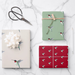 Ruby-throated Hummingbird Geschenkpapier Set