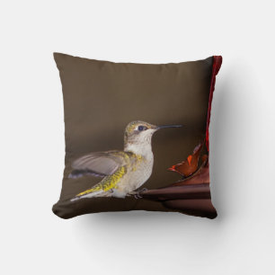 Ruby-throated Hummingbird Kissen