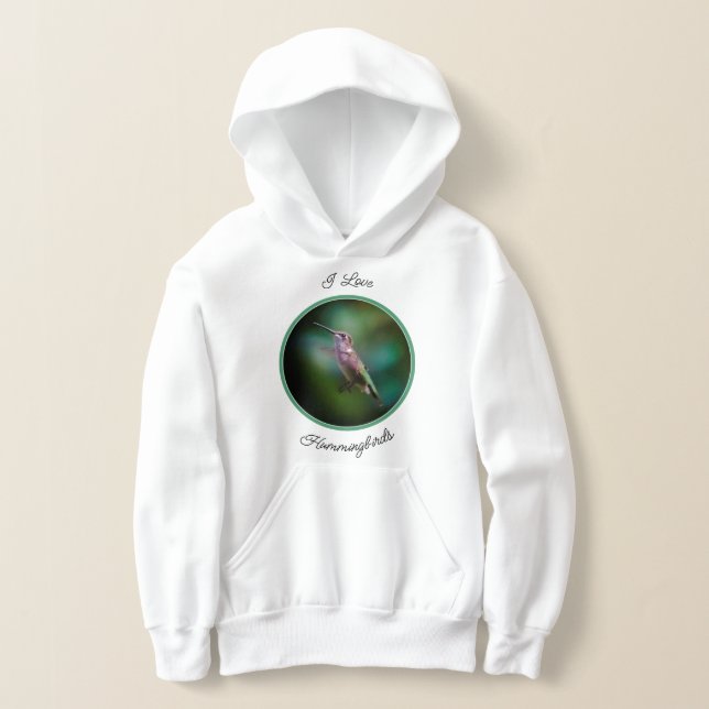 Ruby-throated Hummingbird - Original Foto Hoodie (Ablage )