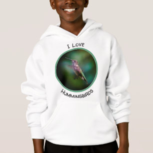Ruby-throated Hummingbird - Original Foto Hoodie