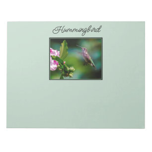 Ruby-throated Hummingbird - Original Foto Notizblock