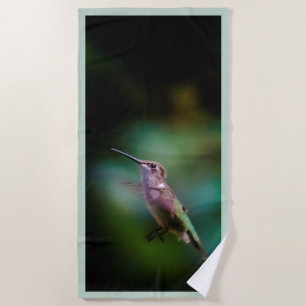 Ruby-throated Hummingbird - Original Foto Strandtuch