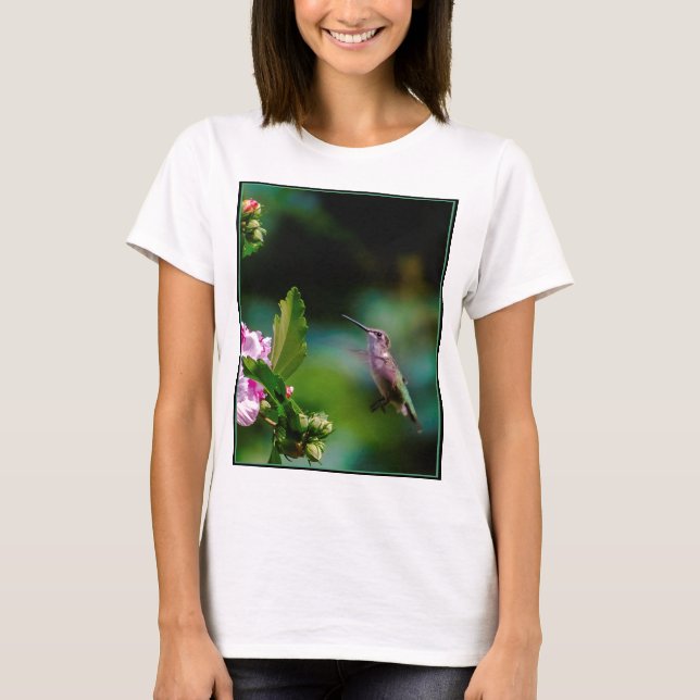 Ruby-throated Hummingbird - Original Foto T-Shirt (Vorderseite)