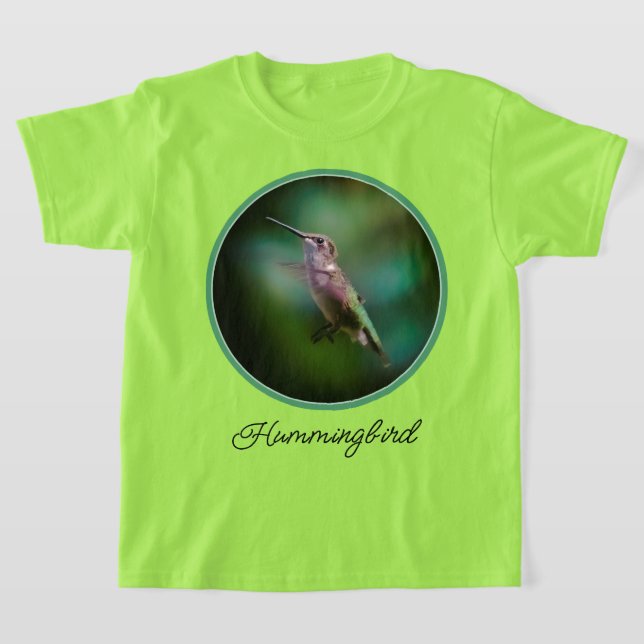 Ruby-throated Hummingbird - Original Foto T-Shirt (Ablage )