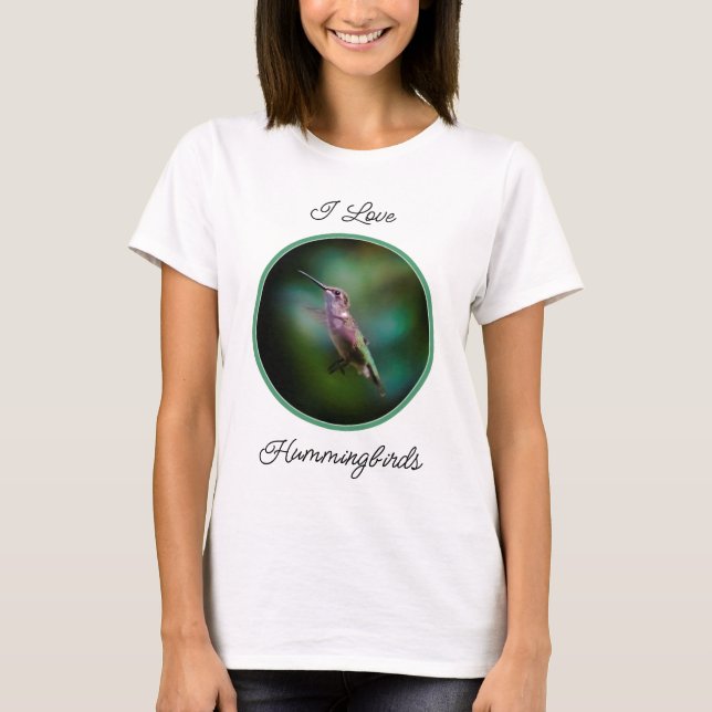 Ruby-throated Hummingbird - Original Foto T-Shirt (Vorderseite)